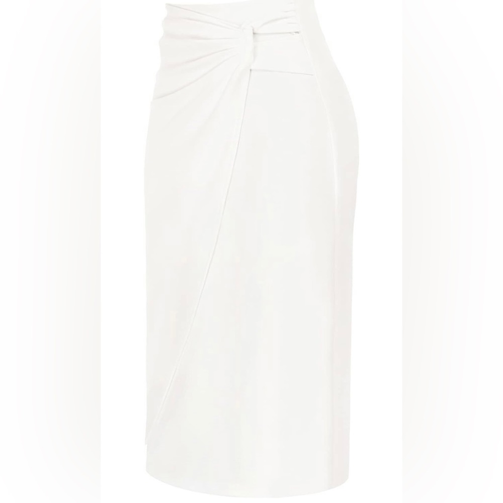 NWT Ruched Midi High Waist Skirt Size Small